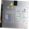 Pizarra Magnética Acrílica Transfronteriza Tablero para Notas de Casa Tablero para Escribir Notas Planificador Mensual Imán Magnético para Refrigerador