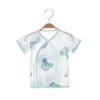 Ropa de Bebé Monje Manga Corta 0-3 Meses Recién Nacido Bebé Top y Bata Media Manga Transpirable Delgada Verano Algodón Sin Huesos