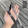 . Ciudad de Longquan Mini Espada Espada de Bolsillo Espada Han Antigua Rey de Qin Espada del Rey Yue Luna Rota Arcoíris Residual Cuchillo Corto Sin Filo