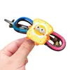 Pinza para el pelo de dibujos animados peculiar con giro para niñas, pinza de garra para el pelo de alta gama para la parte posterior de la cabeza, accesorio para el cabello