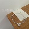 Pulsera de Cuentas en Forma de Corazón Dulce y Fresca para Mujer, Moderna y Sencilla, Elegante Pulsera para el Día a Día, Accesorio de Mano con Diseño de Nicho Hip-Hop Ins