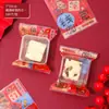 Bolsas de Embalaje para Galletas Crujientes de Copo de Nieve de Año Nuevo Bolsas de Grado Alimenticio Hechas a Mano para Dulces y Snacks Bolsas de Embalaje Festivas del Año del Caballo Venta al por Mayor