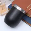 Comércio Exterior 12oz Porta-Ovo 304 Aço Inoxidável Camada Dupla Vácuo Casca de Ovo Copo Térmico Taça de Vinho Tinto Presente Corporativo