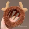 Diadema linda y divertida de felpa para lavarse la cara para hombres y mujeres, nuevo modelo 2026, diadema especial para aplicar maquillaje y mascarillas faciales, no estrangula el cabello