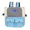 Bolsa para Gato al por Mayor Estilo Nuevo Portátil Transpirable Mochila para Mascotas Gran Capacidad Mochila para Gato de Bloques de Color Suministros para Mascotas