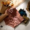 Ropa Interior de Satén para Mujer, Seda de Hielo Transpirable, Sexy de Cintura Alta, Control de Abdomen, Levanta Glúteos, Bragas Sin Costuras para Mujer, Estilo Delgado, Realza Caderas