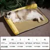 Tapete de Verão para Gato, Tapete de Gelo para Pet, Tapete de Dormir de Verão para Gato, Tapete Refrescante, Tapete de Dormir para Canil de Cachorro, Suprimentos para Canil de Gato