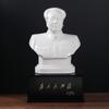 Porcelana branca de Dehua grande busto cerâmico do Presidente Mao Zedong escritório em casa decoração suave presente de inauguração
