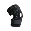 Joelheira esportiva para proteção articular, proteção do menisco, suporte de liga de alumínio, equipamento de proteção para corrida, joelheira com dobradiça Patelar