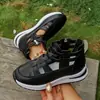 Nuevo Modelo de Verano 2026: Sandalias Deportivas Cómodas de Color Sólido, de Talla Grande para Mujer, Casuales, que Aumentan la Altura, Talla Única