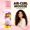 Mousse para Rizos Air-Curl Mousse de Peinado Ligero Mousse para Rizos Voluminizador, Esponjoso y Brillante Moldeador de Rizos 200ml