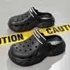 Zapatos Croc de Suela Gruesa de Verano Nuevas Chanclas de Eva, que Aumentan la Altura, Antideslizantes, Antiolor, Zapatos Croc de Playa para Hombre, Estilo Casual
