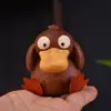 Adornos de Animales Tallados de Nogal Negro Pokemon Pato Keda Pokemon Oficina Juguetes Creativos Adornos