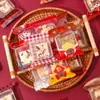 Bolsas de Embalaje para Galletas Crujientes de Copo de Nieve de Año Nuevo Bolsas de Grado Alimenticio Hechas a Mano para Dulces y Snacks Bolsas de Embalaje Festivas del Año del Caballo Venta al por Mayor