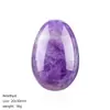 Ovo de Pedra Gema de Cristal Natural 30mm Transfronteiriço Ornamento Criativo de Decoração de Ovo de Páscoa Pedra Natural Bruta