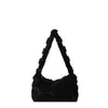 Bolsa Transversal de Grande Capacidade de Alta Qualidade para o Outono e Inverno, para o Dia a Dia, de Cruzamento de Fronteiras, para Mulheres, Nova Bolsa de Pelúcia e Pelo 2025, Bolsa Transversal