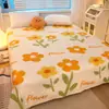 Sábana de algodón lavado de una sola pieza para cama de verano, dormitorio de estudiante, funda de edredón Clase A, tela de sábana de cama individual y doble de verano, sábana para kang de cuatro estaciones