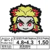 Alta calidad Ghost Blade Personaje de dibujos animados japonés Bordado de personaje de dibujos animados Pegatinas de tela para ropa Parche caliente de AliExpress