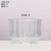 Taza de Vidrio Grueso para Velas al por Mayor del Fabricante, Portavelas de Fondo Grueso, Adorno de Fragancia para Dormitorio, Taza de Vidrio Transparente para Velas