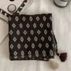 2026 Colgante de Borla para Año Nuevo Bufanda Cuadrada Ropa Artística Retro Combinación Bufanda Delgada de Seda Protección para el Cuello Bufanda Estilo Celebridad Nueva