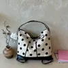 Bolso Cubo de Lunares para Mujer, Nueva Tendencia de Verano 2026, Bolso de Hombro Único para Debajo del Brazo, Moderno, Versátil, Exquisito Bolso para el Día a Día