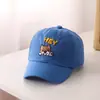 Gorra de Béisbol Infantil Primavera Bordado de Letra Inglesa Estilo Occidental Moda Versátil Sombrero de Sol para Bebés Niños y Niñas Tendencia