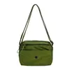 Nova Bolsa Xadrez da Moda Feminina Casual Esportiva Nylon Poliéster Bolsa Feminina Versátil Portátil de Ombro Transversal