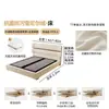Cama Tongyu Especial Tecido Francês, Nuvem de Veludo Chenille Vintage Quarto Principal, Alto Padrão e Luxuosa, Cama de Casal com Baú e Cabeceira Alta