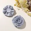 Tela satinada súper elegante y suave estilo coreano, flor, scrunchie DIY para el pelo, accesorio para el cabello, corsage, decoración para zapatos y sombreros, y materiales de accesorios