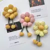 Flor de Pan Nueva Estilo Coreano Flor de Girasol Flor de Algodón DIY Ropa Bolsa Sombreros Cortina Accesorios Accesorios Mayoreo