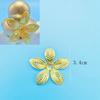 No. 8 Patitos DIY Pasador Flor Joyería Tocado de Pato Accesorios Metálicos Material Estilo Retro Antiguo Pieza de Flor Alas