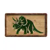 6 Novos Modelos de Pintura de Dinossauro Saster Amazon DIY Decoração de Pintura de Parede Spray Recorte Quadro de Desenho