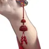 Llavero de Flor de Loto de Cinabrio Crudo Arena Púrpura Dorada de Alto Contenido Accesorios para Collares de Arena Imperial Venta al por Mayor Directa de Fábrica