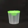 Copo para Lavar Pincéis de Pintura Infantil DIY Arte Grafite Tinta Copo Plástico Anti-Vazamento com Tampa Quadro Branco Quadro Negro Copo de Tinta