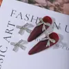 Popular celebridad en línea joya de uña de lazo nuevo diamante de circón Super Brillante cinta de lazo decoraciones de uñas al por mayor