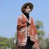 Capa de Viaje de Moda Chal de Viaje para Foto en el Desierto Bufanda Cálida Casual Transpirable Cape Exterior
