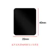 Fabricante Cinta de Doble Cara Extraíble de PU Negro Cinta de Doble Cara Nano sin Rastro Lavable Soporte para Teléfono Móvil Pegatina Redonda de Adhesivo Fuerte