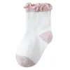 Calcetines de Verano Finos Hasta la Mitad de la Pantorrilla para Bebé 2026 Calcetines de Algodón para Recién Nacido Calcetines de Malla Transpirables para Niños Sueltos Que No Aprietan las Piernas
