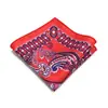 Nuevo traje de estampado giratorio para hombre, bolsillo, toalla cuadrada, flor de anacardo europea y americana, moda, caballero, toalla de pecho, pañuelo, personalizado
