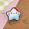 Muñeco de Peluche de Algodón de Zorro y Conejo de Dibujos Animados Estrella de Cinco Puntas Lindo Accesorios de Ropa Tridimensionales Pinza para el Cabello Diadema Accesorios Decorativos