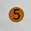 Etiquetas Digitais, Etiquetas de Identificação, Adesivos de Etiqueta Digital Redondos Coloridos, Etiquetas Autoadesivas