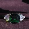 Suministro Transfronterizo de Artículos Pequeños, Anillos Verdes Cerrados Estilo Ins, Accesorios, Joyería, Fuente para Transmisiones en Vivo de Comercio Exterior R7971