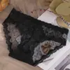 Calcinhas de Renda Estilo Japonês Populares para Mulheres, Seda Gelada Respirável Sem Costura Sexy de Renda Tule Tentação Algodão Puro no Fundilho Calcinhas de Cintura Baixa