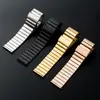 Para reloj Huawei Samsung correa de acero con hilo grueso de una sola hebra correa ajustable correa de liberación rápida GT2/46mm correa