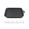 Chapa de ferro fundido estilo coreano para churrasco de orelha única placa de ferro para bife de restaurante comercial placa de churrasco frigideira para churrasco doméstico placa para peixe grelhado de alça única