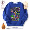 Ropa Nueva Sprunki Music Rhythm Box con forro polar para Niños Sudadera para Niños y Niñas Otoño e Invierno Top de Manga Larga 2