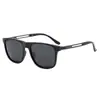 Gafas de sol polarizadas de moda estilo coreano, modelo nuevo para hombre, adecuadas para conducir, antirreflejos y protección UV, gafas de sol con patillas de resorte
