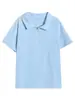 Ropa de yoga para mujer: Camisa polo deportiva de moda con media cremallera y un cuello que realza el escote, adecuada tanto para actividades atléticas como para el uso diario, con un diseño simple y elegante