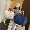 Bolsa de equipaje de almacenamiento de moda portátil para viajes cortos 2026, bolsa de viaje, bolsa de natación de gran capacidad, bolsa cruzada para gimnasio