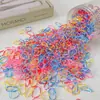 Moderna y de Alta Gama Diademas Desechables para el Cabello Bandas para el Cabello Dopamina Cuerdas Versátiles para el Cabello de Niñas Accesorios para el Cabello de Colores Caramelo para Niños